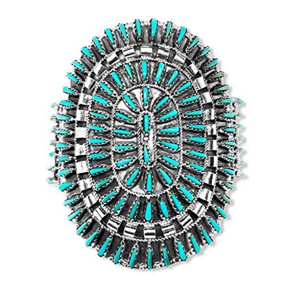 Dazzling Native American Zuni Synthetic Opal Sterling Silver Bracelet And Earrings Set Dazzling Native American Zuni Synthetic Opal Sterling Silver Bracelet And Earrings Set