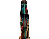 7 Inch Authentic Long Hair Kachina Doll, Genuine Navajo Native American Tribe Handmade, Artist Signed, Southwestern Collectible Figurine