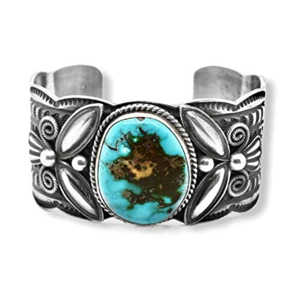 Native American Important Amy Natural Royston Turquoise Sterling Silver Bracelet Native American Important Amy Natural Royston Turquoise Sterling Silver Bracelet
