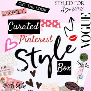 Personalized Pinterest Board Style Bundle - Thrifted Curated Sustainable Clothing