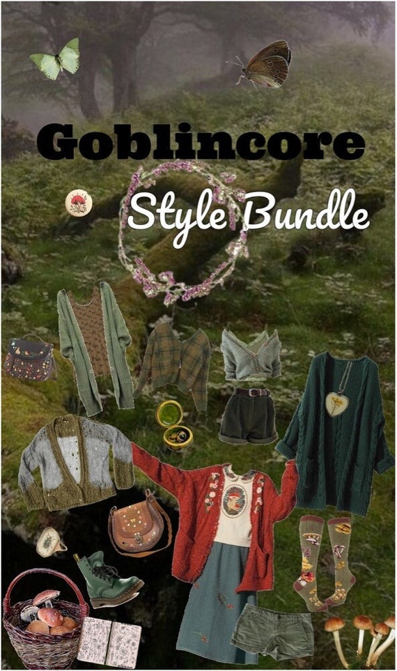 Goblincore Aesthetic Style Mystery Clothing Box Bu