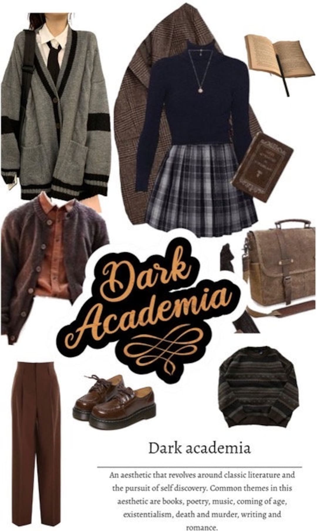Buy Curated Dark Academia Clothing Bundle: Vintage Style Box Online in  India