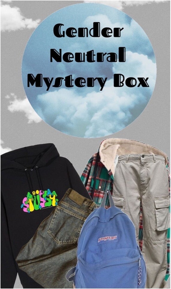 Gender Neutral Vintage Clothing  Mystery Box Cloth