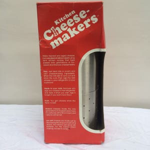 The Solait Kitchen Cheesemakers Vintage 1982 New in box , Home cheese-makers kit set