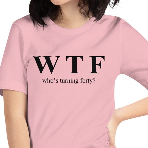 40th Birthday Shirt for Women Graphic Tee Crew Neck Funny - Etsy 40th Birthday Shirt for Women Graphic Tee Crew Neck Funny - Etsy