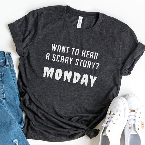 Monday Shirt Funny Halloween T-shirt 