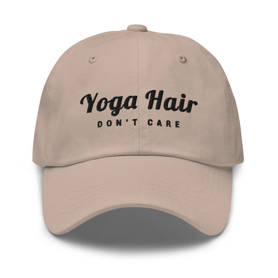 Yoga Hair Don't Care Cute Baseball Caps for Women's Embroidered