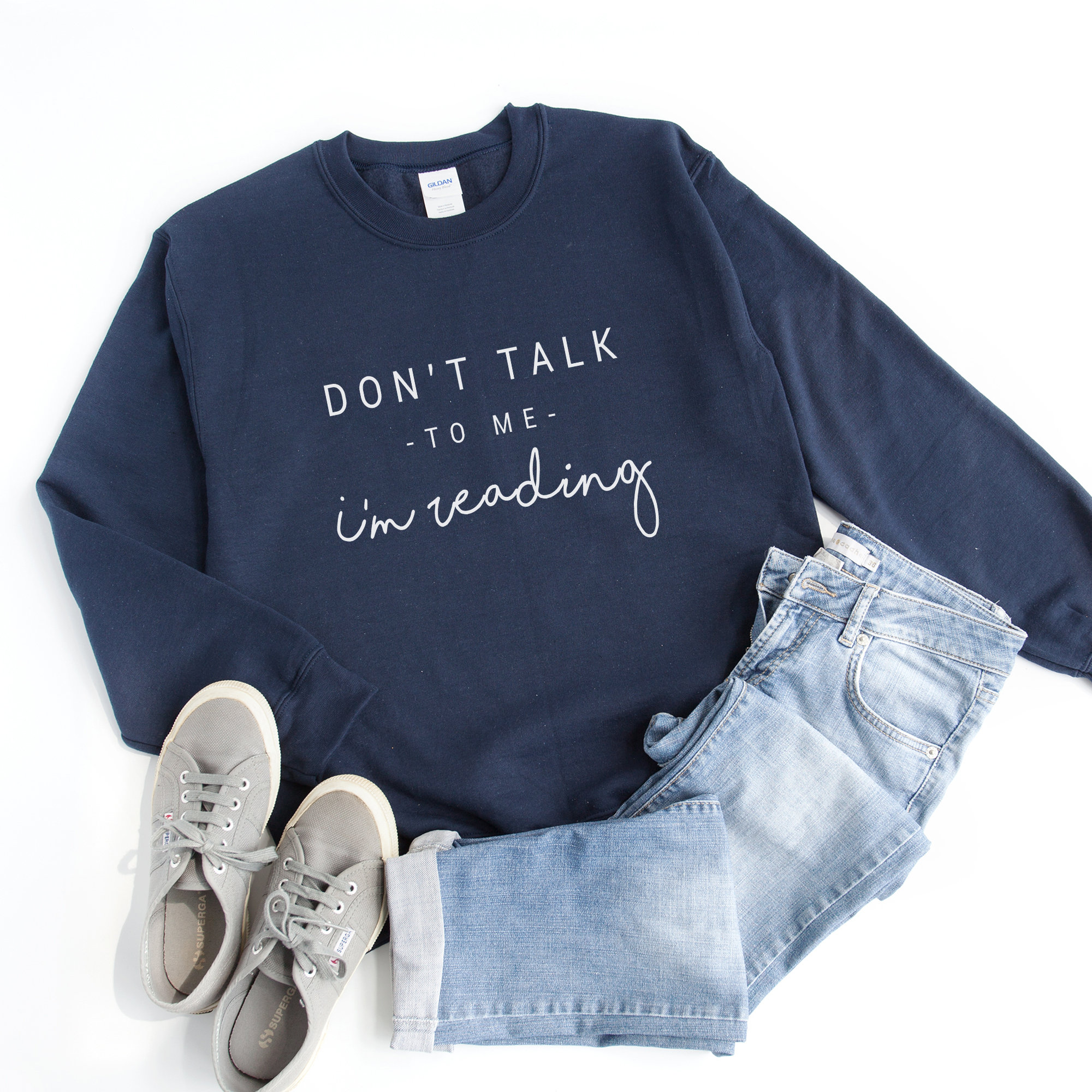 Don't Talk to Me I'm Reading Cute Sweatshirt for Women | Etsy