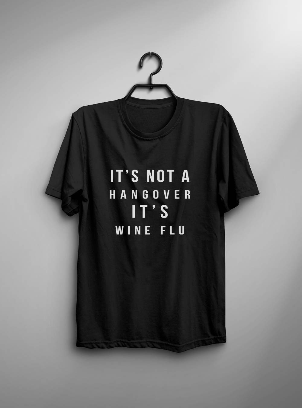 It's not hangover it's wine flu fall gift for women | Etsy