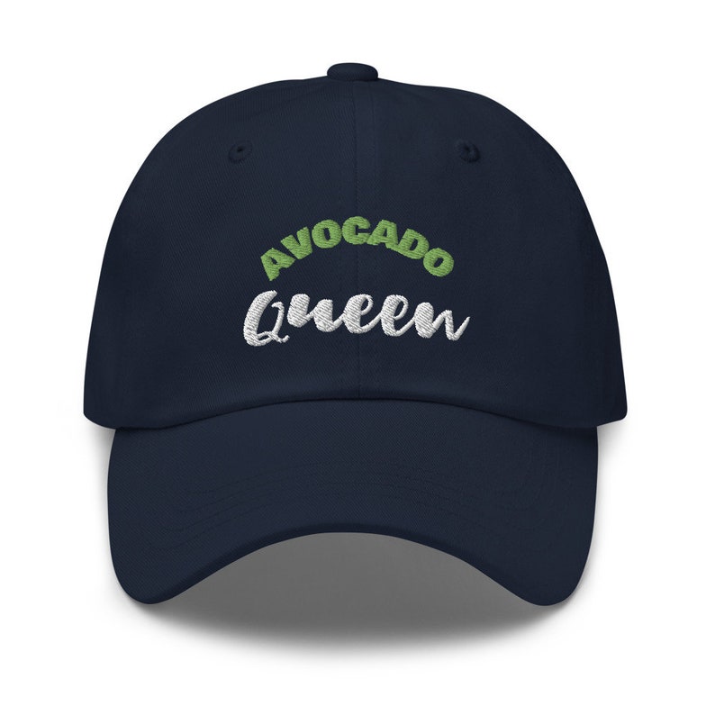 Avocado queen baseball caps for women/'s embroidered hats women funny hat vegan gift for her
