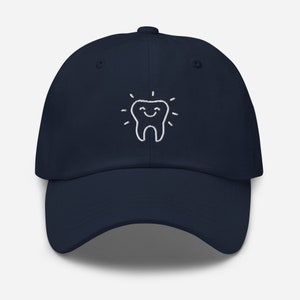Funny dentist tooth hat for women embroidered baseball cap for men dental student gifts for dentist