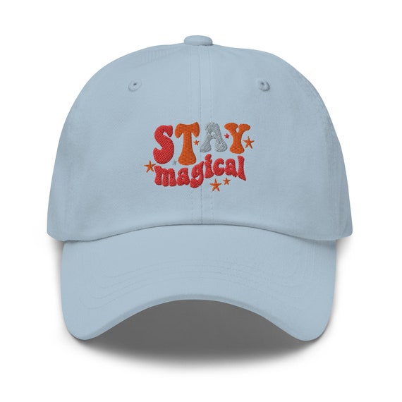 Stay Magical Cute Baseball Caps for Women's Embroidered Funny Hats Women  Baseball Hat Motivational Gift for Women 