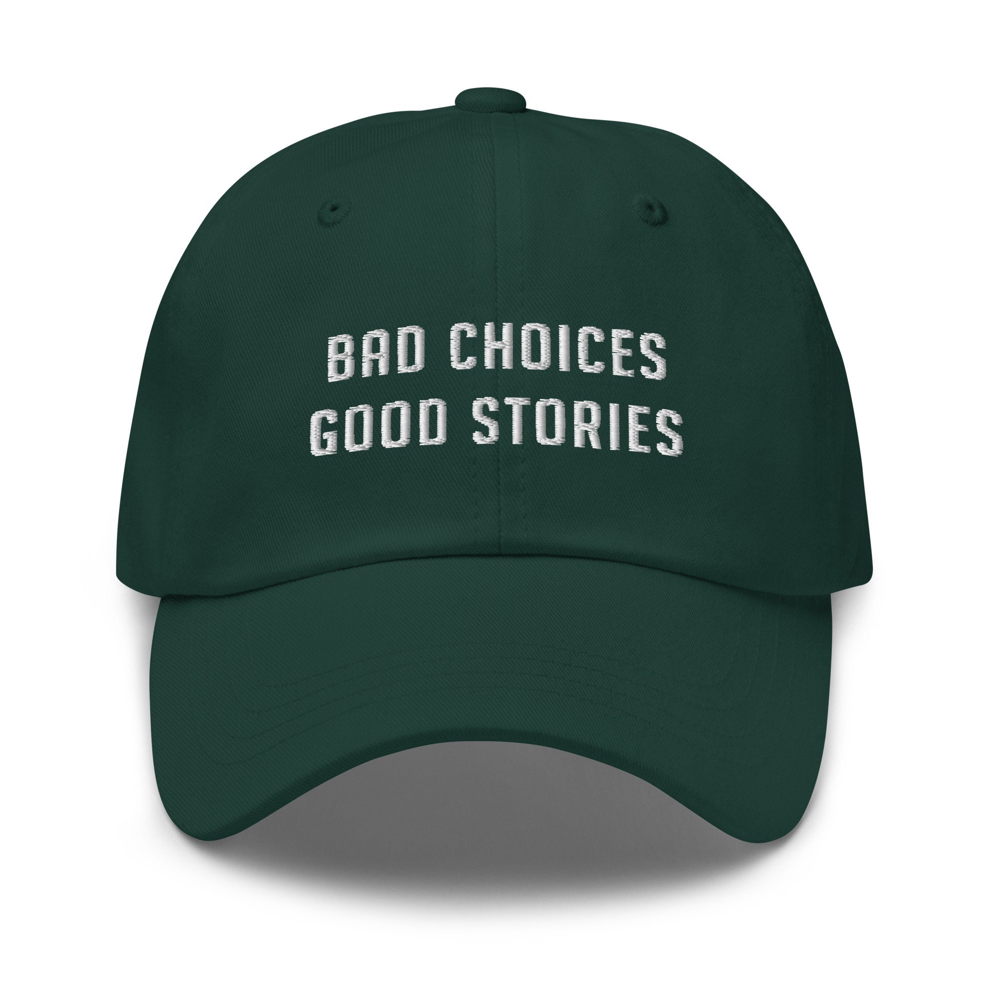 Bad Choices Good Stories Cool Baseball Cap for Women Funny Dad Hat