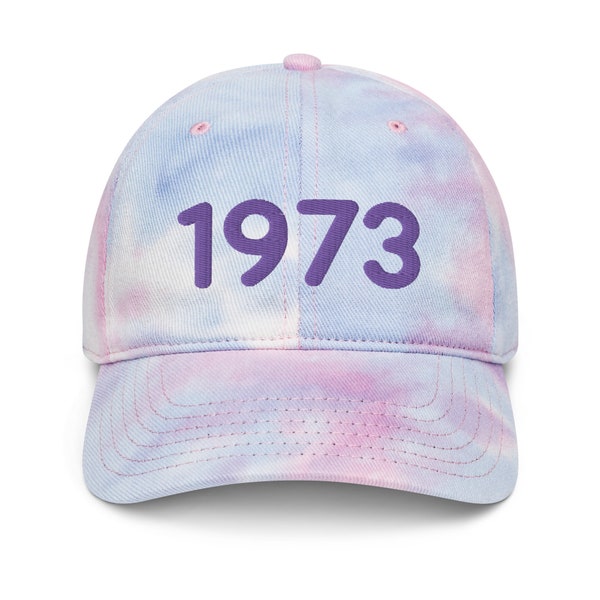 1973 tie dye hat for women cute baseball cap 51st Birthday gift for her