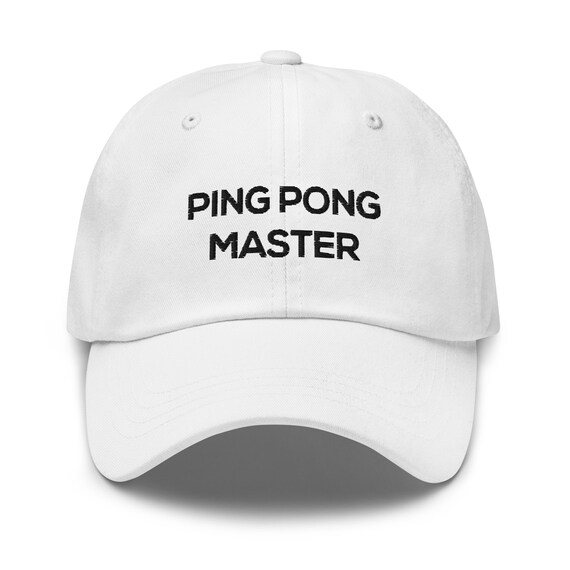 Ping Pong Cool Baseball Cap for Women Table Tennis Hat Embroidered Dad Hat  for Men Sports Gift for Him 