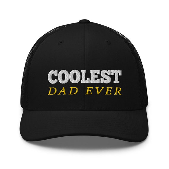 Coolest Dad Ever Trucker Cap With Mesh 