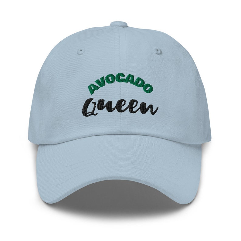 Avocado queen baseball caps for women/'s embroidered hats women funny hat vegan gift for her