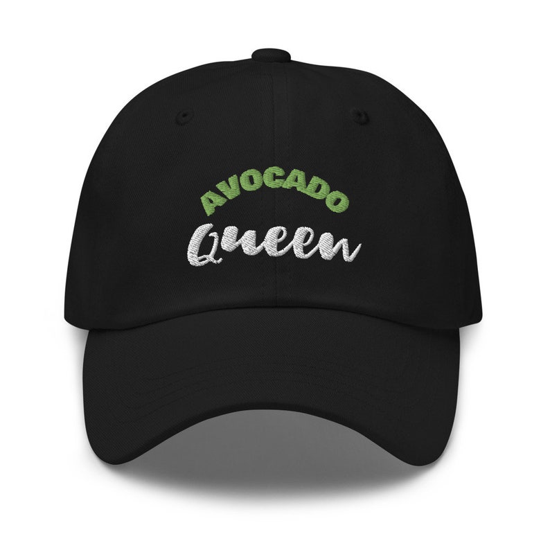Avocado queen baseball caps for women/'s embroidered hats women funny hat vegan gift for her