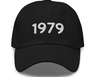 1979 birthday cap for men embroidery dad hat baseball cap for women 45th birthday gift for him