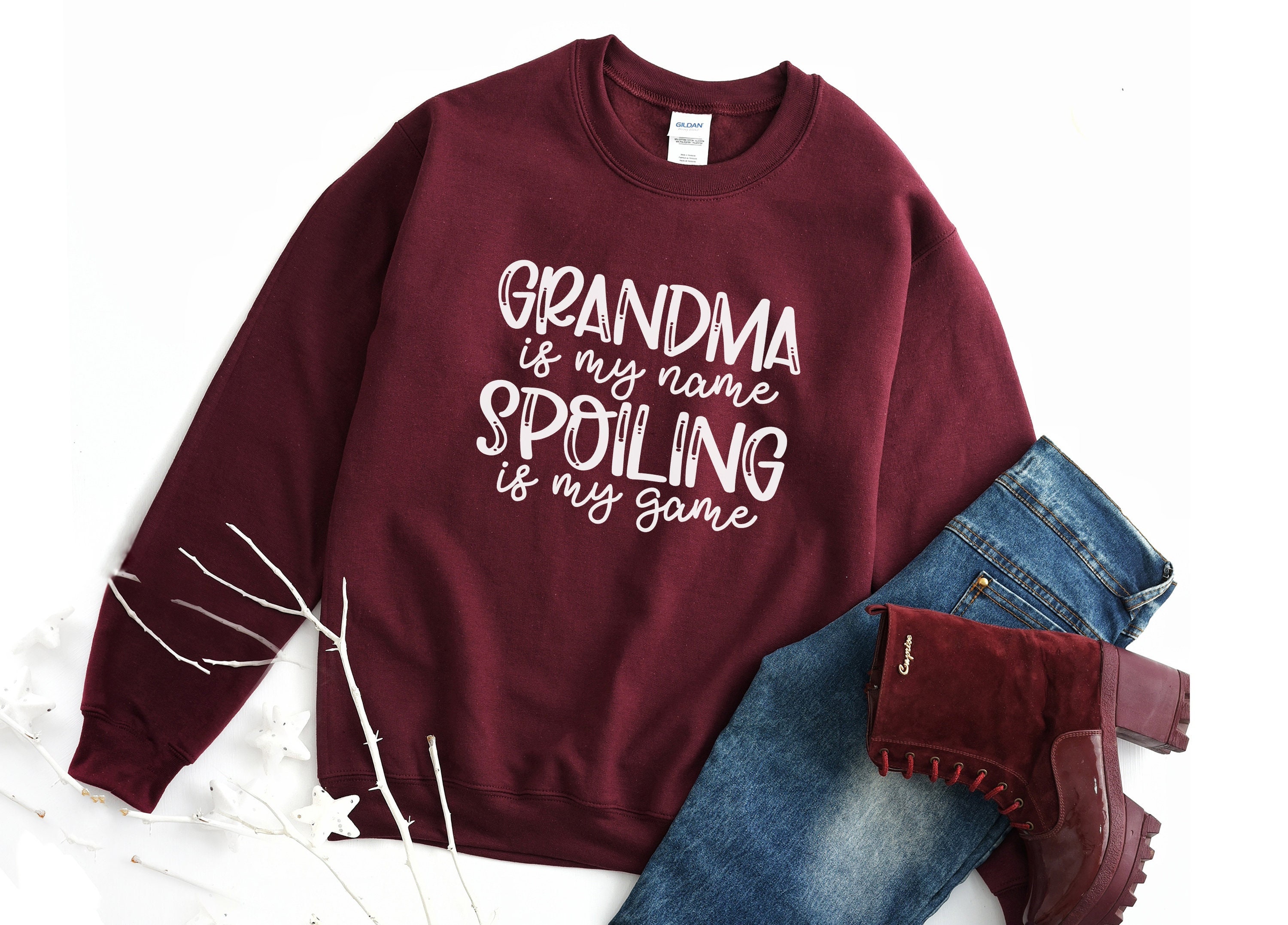 Grandma is My Name Funny Sweatshirt Womens Pullover Sweater - Etsy