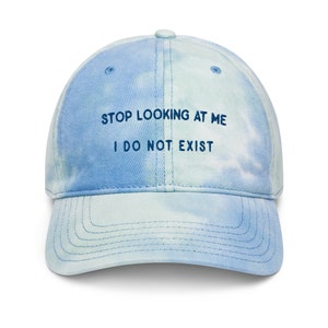 Smetti di cercarmi non esisto cappello di tintura per cappelli da baseball ricamati da donna donne cool berretto da baseball regalo divertente per le donne