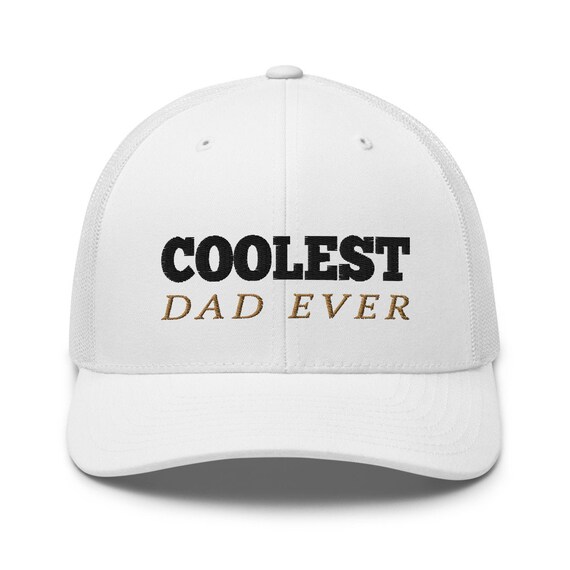 Coolest Dad Ever Trucker Cap With Mesh 