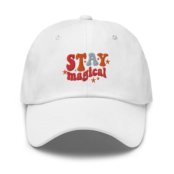 Stay Magical Cute Baseball Caps for Women's Embroidered Funny Hats