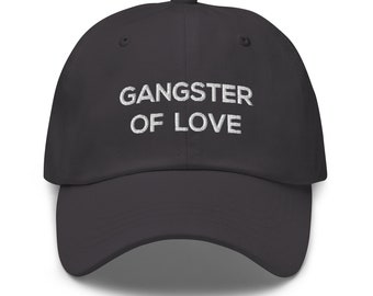 Gangster of Love cute baseball caps for women's 6 panel embroidered baseball hats women funny Valentines gift