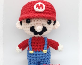 Crochet Super Mario Character, Mini Mario, Mario Brothers,Baby Shower,  Crochet Amigurumi, Gift for brothers, Free shipping United States