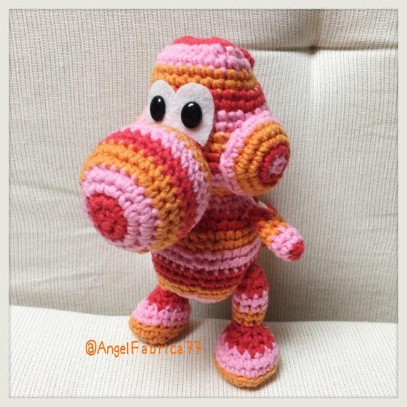 あみぐるみ YOSHIDA Crochet Cinnamon Yarn Yoshi, Wii U Yoshi's Woolly World, Nintendo