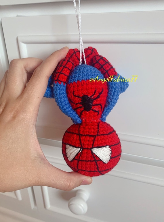 Fil au crochet suspendu Spiderman, accessoire de voiture, Filet d