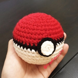 Crochet Yarn Pokeball, QuickBall, Dive ball, Premier ball, Amigurumi Poke Ball, Pokemon Go Toys, Juggling balls, Crochet Greatball