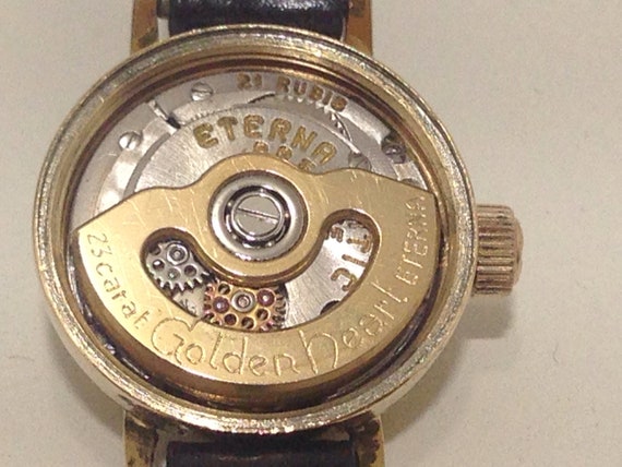 VERY RARE Eterna-Matic, "23 Karat Golden Heart", … - image 1