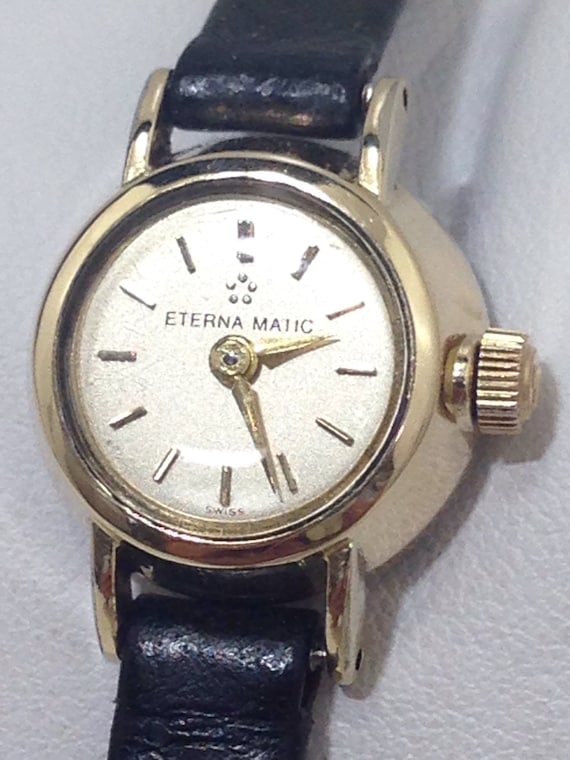 VERY RARE Eterna-Matic, "23 Karat Golden Heart", … - image 2