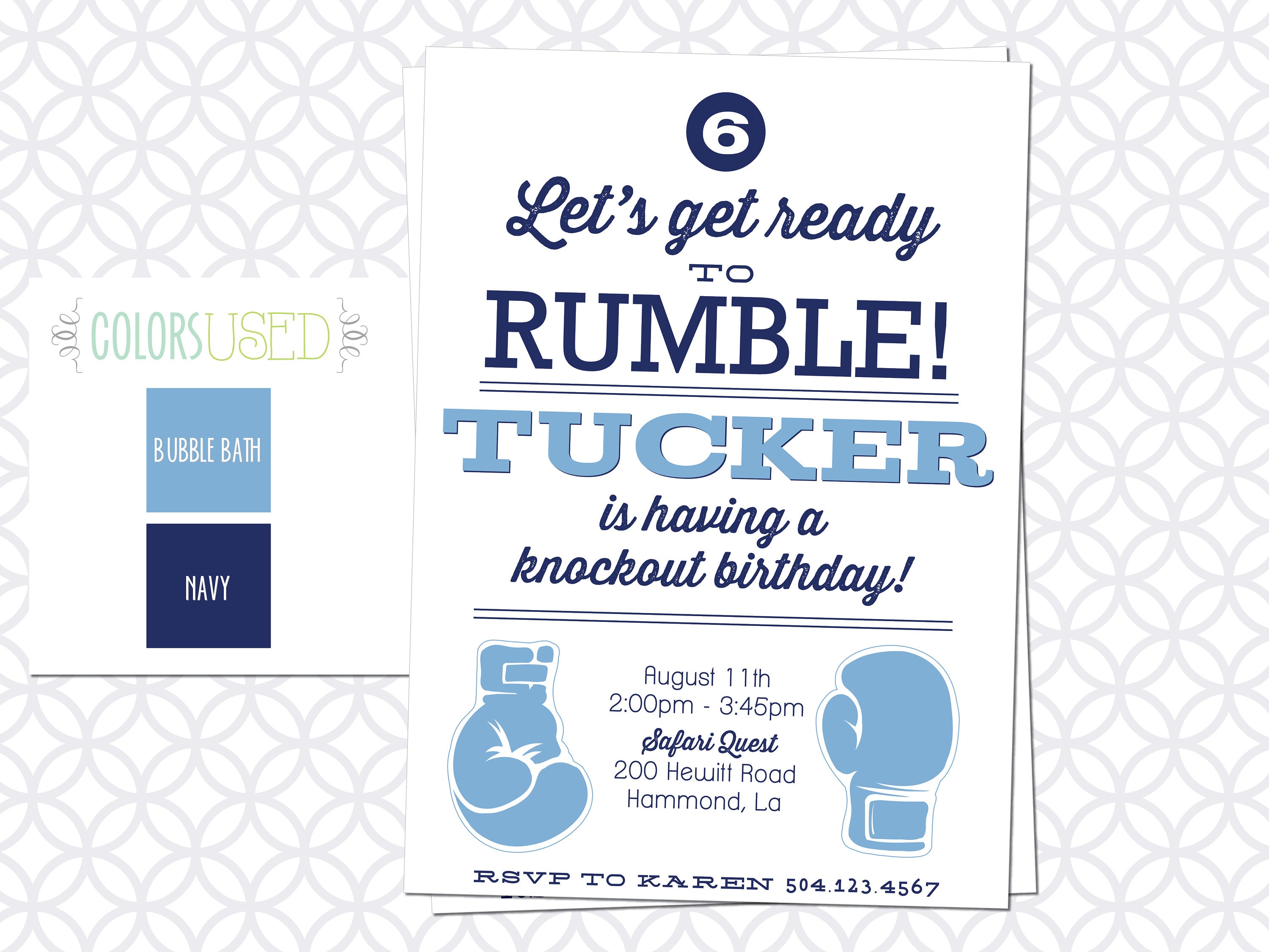Printable Boxing Invitation Let S Get Ready To Rumble Etsy Printable Boxing Invitation Let S Get Ready To Rumble Etsy
