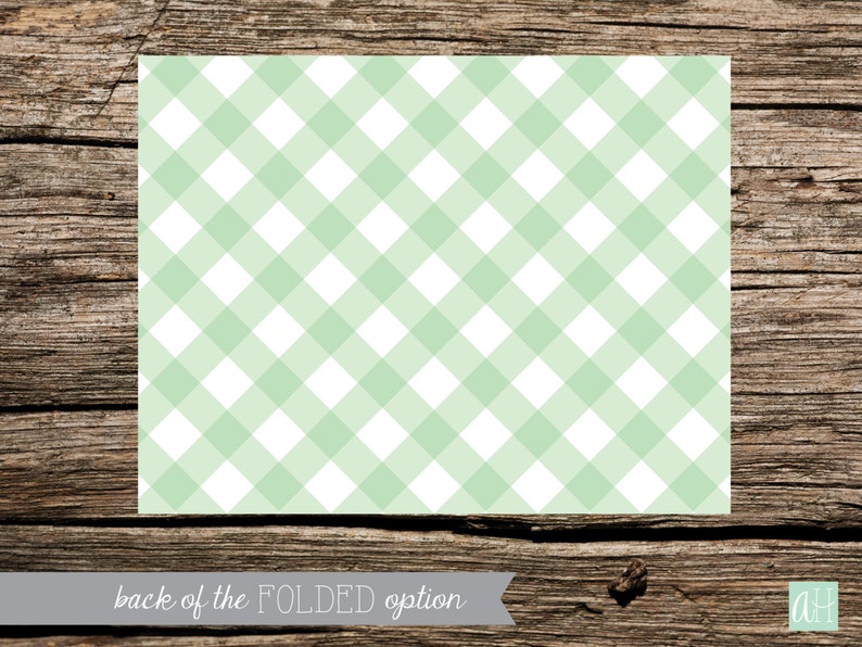 Printable GENDER NEUTRAL Thank You Card Mojito Light Green: - Etsy
