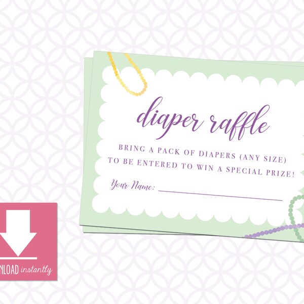 mardi gras theme baby shower
