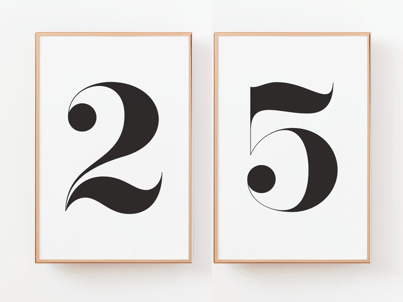 Printable Number 0: Instant Download 3 Sizes 8.5in X 11in - Etsy