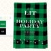 Printable Let's Get Lit CHRISTMAS PARTY Invitation - Etsy