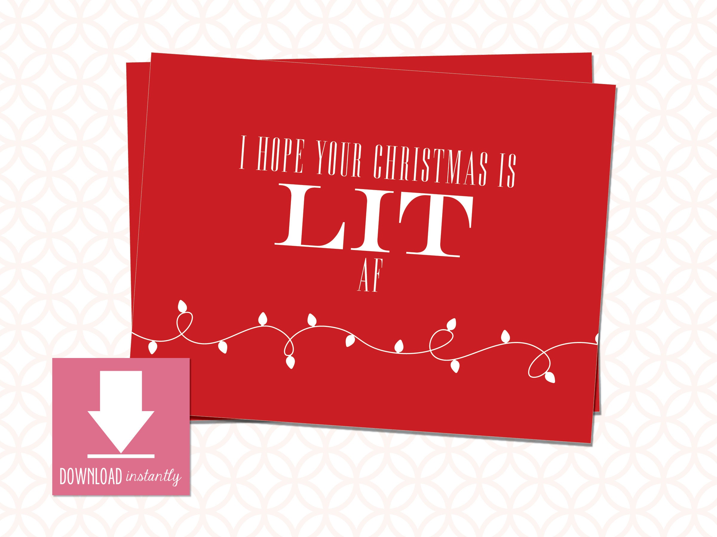 printable-i-hope-your-christmas-is-lit-af-holiday-stationery-etsy