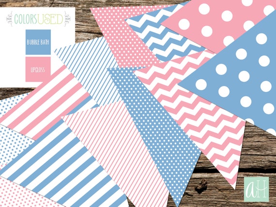 Flag Banner Light Pink Flag Banner Light Pink