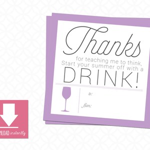 Printable Teacher Appreciation Gift Tags, Start Your Summer With a ...