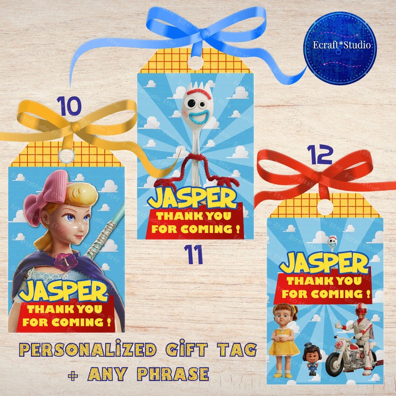 Toy Story Birthday Party Toy Story 4 Thank You s Toy Story 4 Gift s Toy Birthday Decorations Party Favors Printable Forky s Paper Party Supplies Stickers Labels s Efp Osteology Org