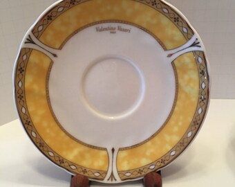 YMK Japan ~ Valentino Vasari Italy ~ Cup and Plate ~ Yellow