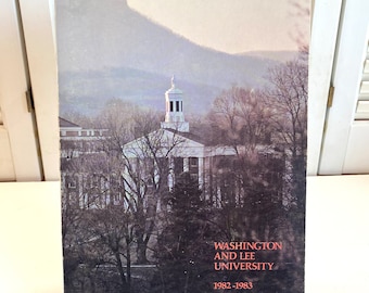 Vintage College Catalog~ Washington and Lee University 1982/1983 ~ Softcover ~ 236 pages