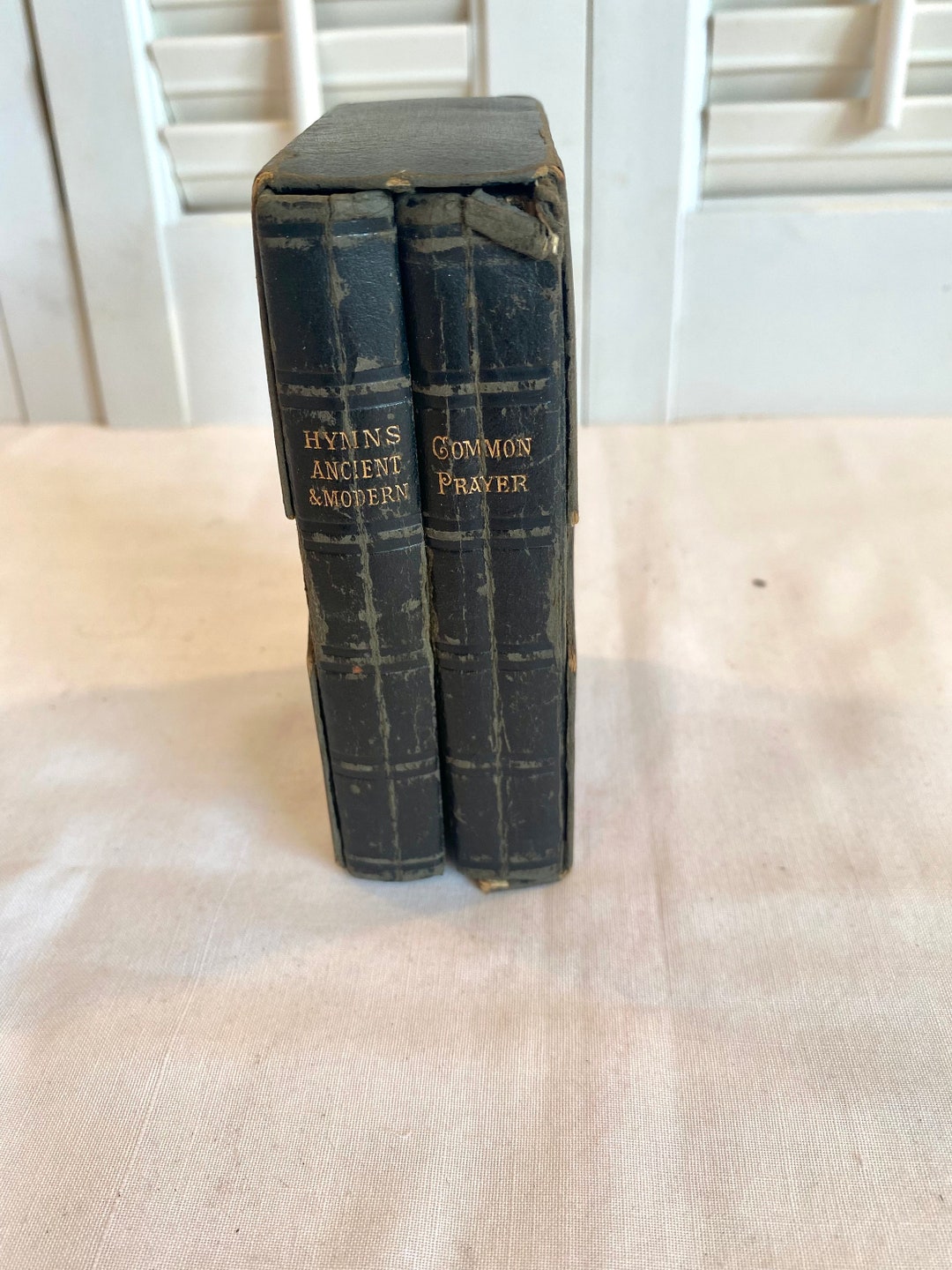 Antique Book Set ~ Book of Common Prayer and Book of Hymns Ancient and ...