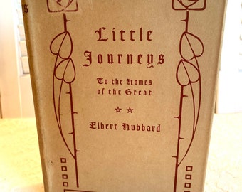 Antique Book ~ Little Journeys To The Homes Of The Great ~ Vol. 14 Great Musicians ~ 1928 ~ Elbert Hubbard ~ Hardback