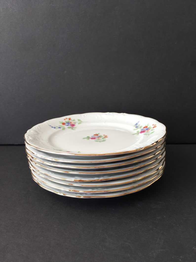 Royal Kent Collection Poland Bread and Butter Plates Eight Etsy