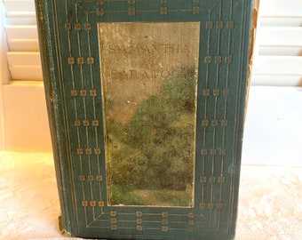 Antique Book ~1887 ~ Samantha at Saratoga ~ by Marietta Holley~ Henry Altemus Company ~ Small Book