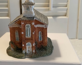 Vintage The Harmony Grove Collection ~ First Presbyterian Church ~ 1994 ~ House Figurine